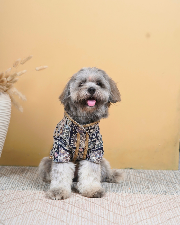 Indigo Jaal Kurta