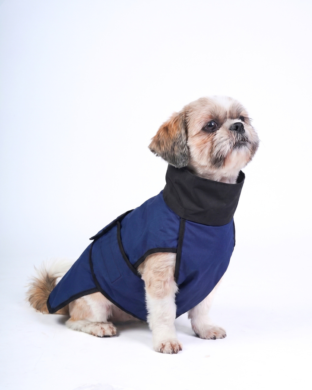 Careatic™ RainFlex Lite Sleeveless Dog Raincoat for Shih Tzu
