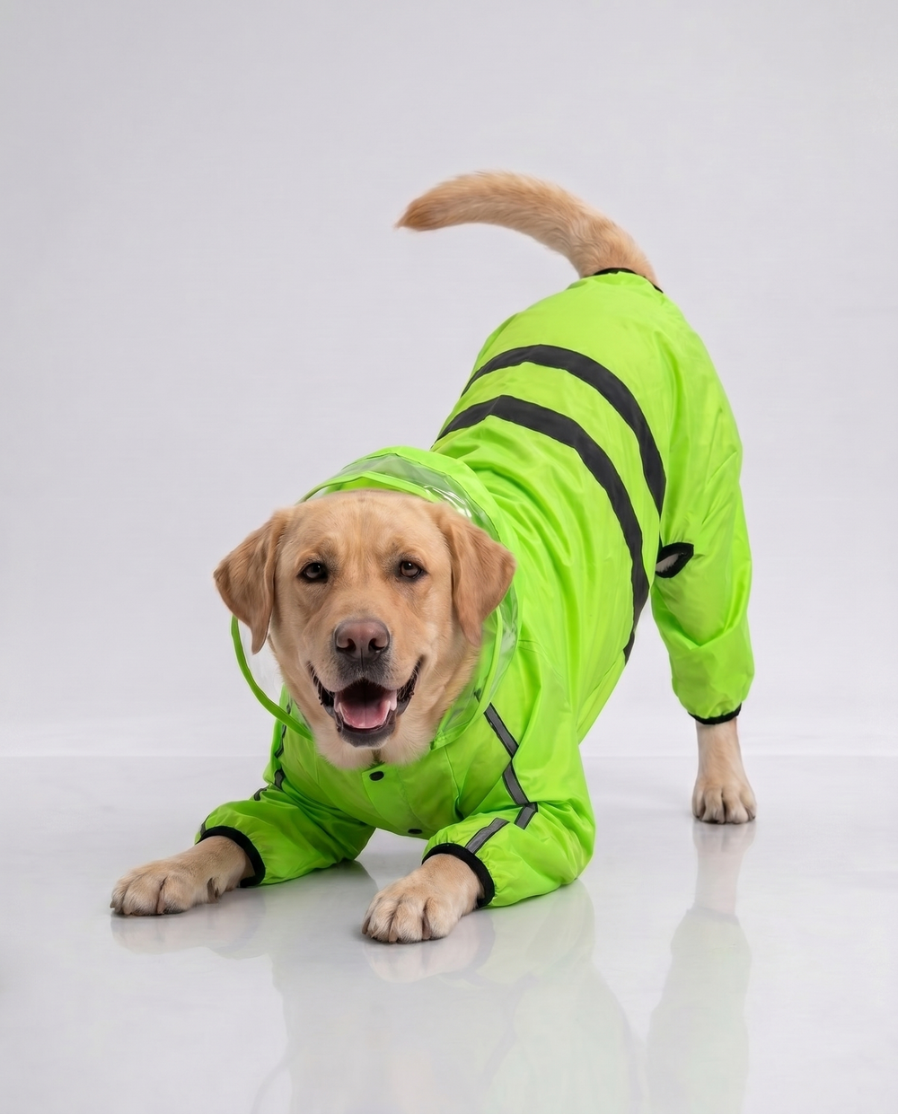 Careatic™ NeonShield Pro Jumpsuit Dog Raincoat for Boxer