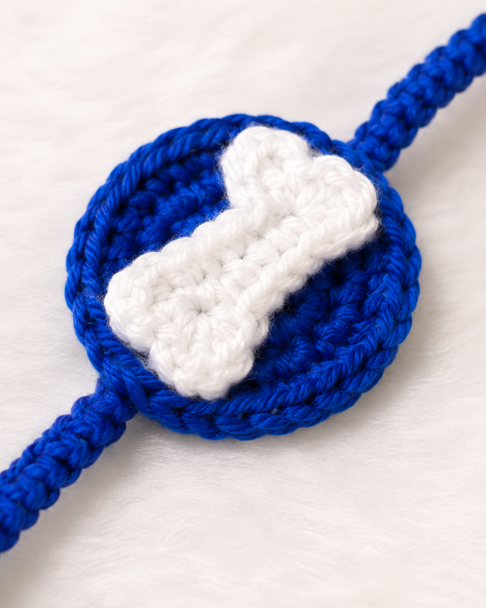 Careatic™ Bone Bandhan Crochet Rakhi for Dogs