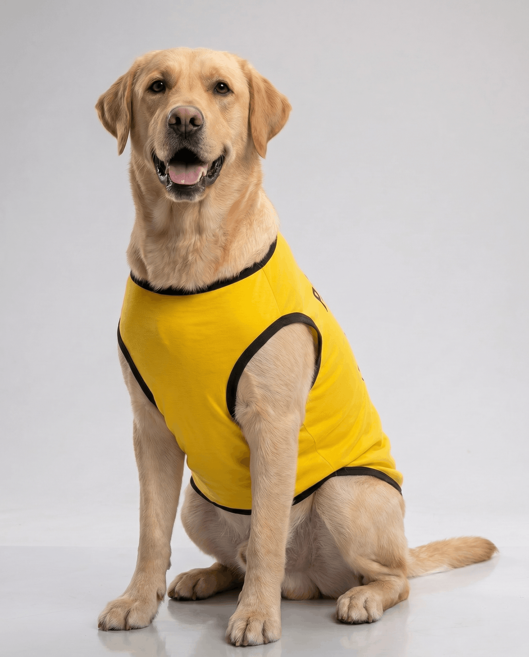 Careatic™ Born to Be Awesome Yellow T-shirt for Labrador Retrievers - CAREATIC