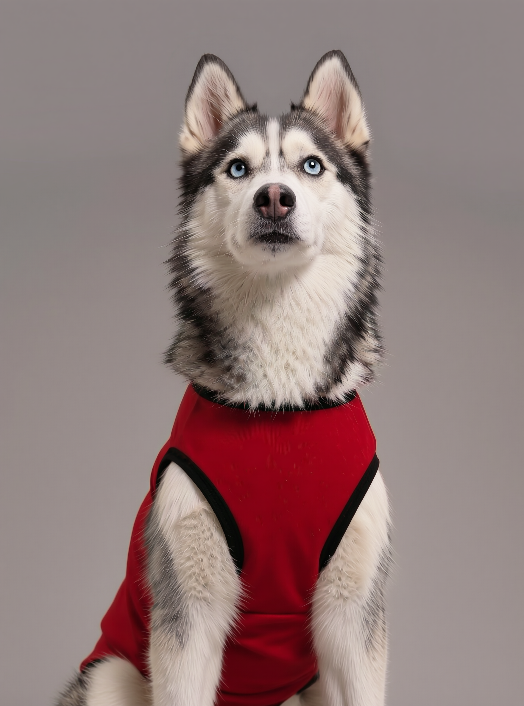 Careatic™ Born to Be Awesome Red T-shirt for Husky - CAREATIC
