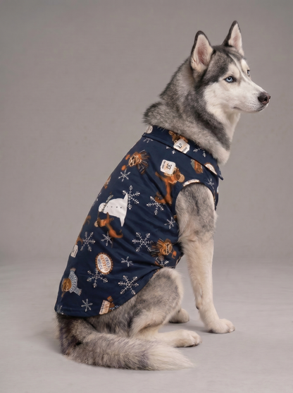 Careatic™ Snowie Navy Shirt for Husky - CAREATIC