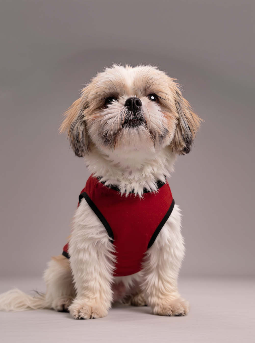 Careatic™ Born to Be Awesome Red Dog T-Shirt for Shih Tzu - CAREATIC