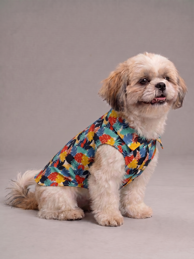 Careatic™ Goa Vibes Dog Shirt for Shih Tzu