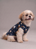 Snowie Navy dog shirt