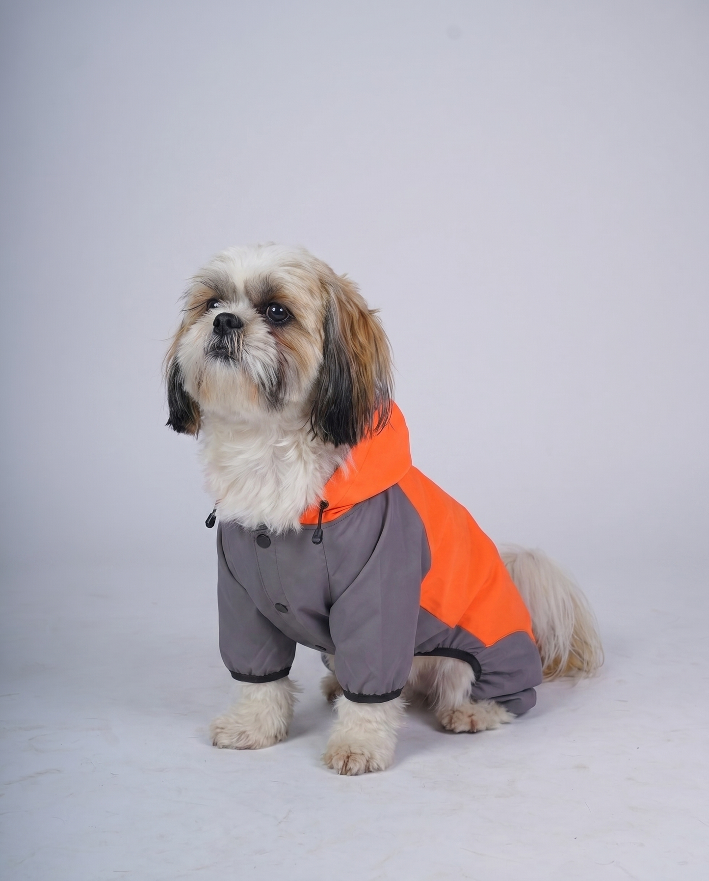 Careatic™ TrailGuard Duo Jumpsuit Raincoat for Shih Tzu