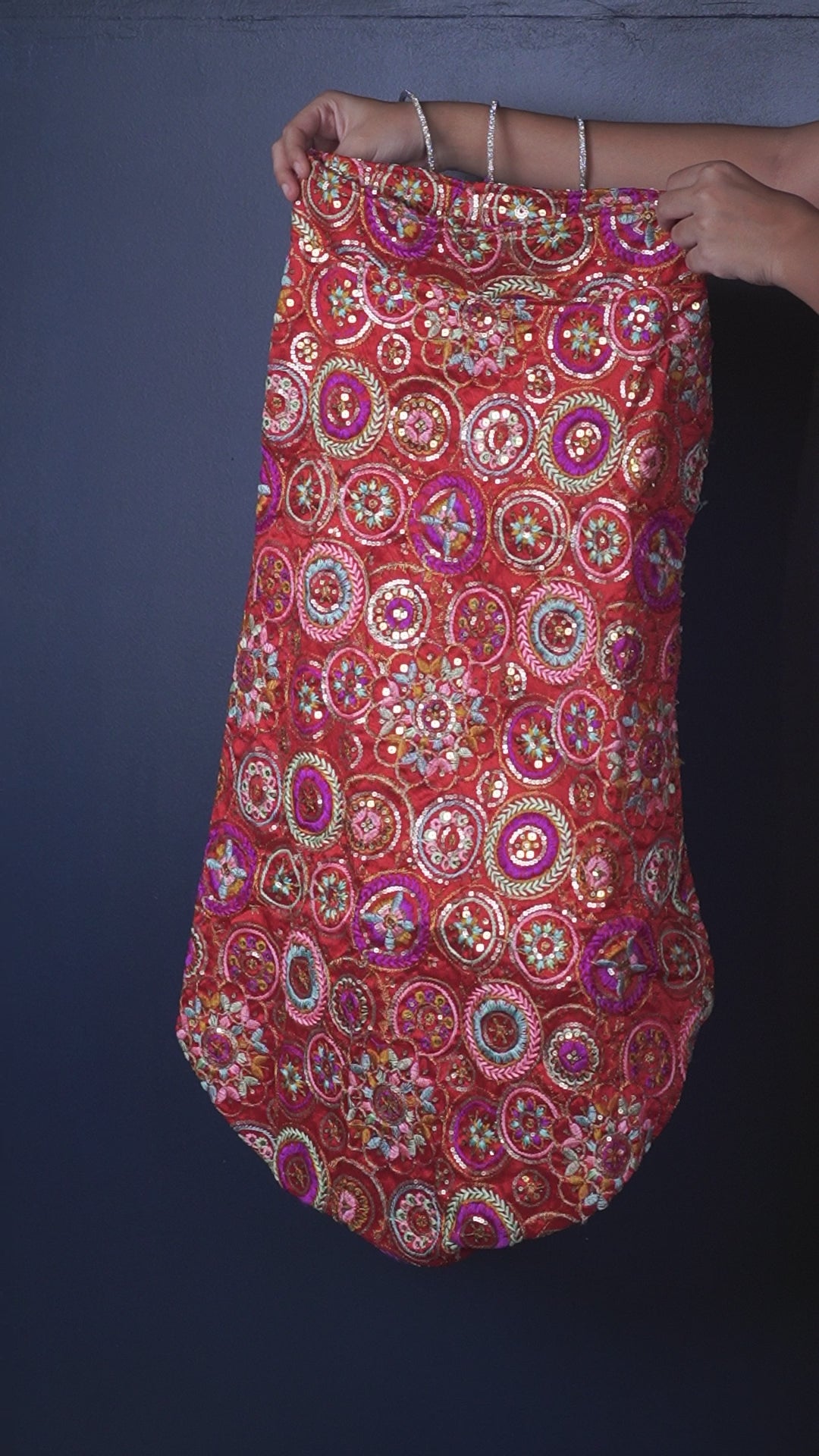 Royal Embroidered Dog Kurta, up close
